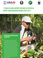 7 Years of USAID Support for WWF Activities in Nepal's Kangchenjunga Region (2010-2017) Brochure