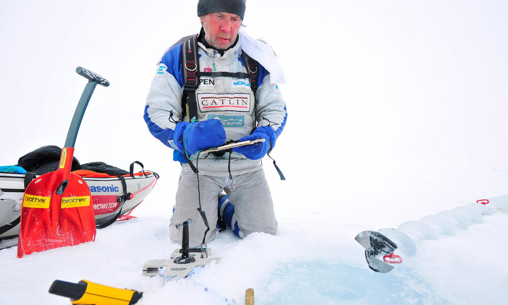 Conducting research in the Arctic