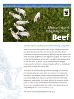 Measuring and Mitigating GHGs: Beef Brochure