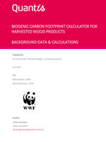 Biogenic Carbon Footprint Calculator Methodological Report Brochure