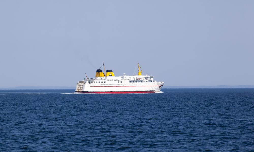 Car ferry, Bay of Fundy, New Brunswick, Canada