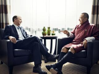 Carter Roberts and Tshering Tobgay