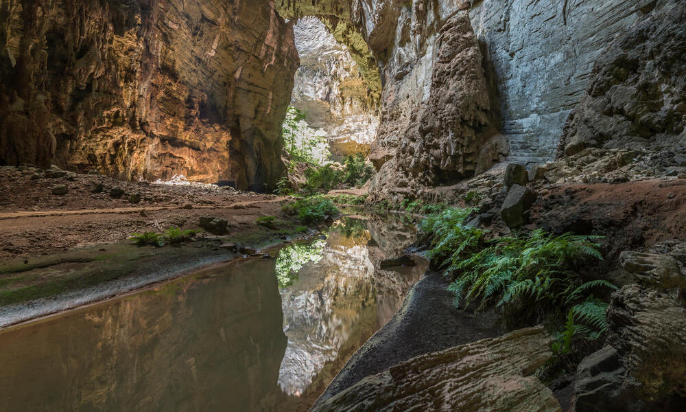 Caverns at the transition between the Caatinga and Cerrado biomes.