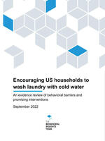 Encouraging US households to wash laundry in cold water Brochure