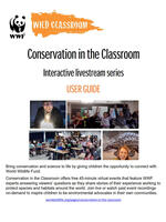 Conservation in the Classroom Interactive Livestream Series User Guide Brochure