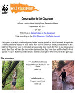 Conservation in the Classroom Learning Material Packet September 30 2021 Brochure