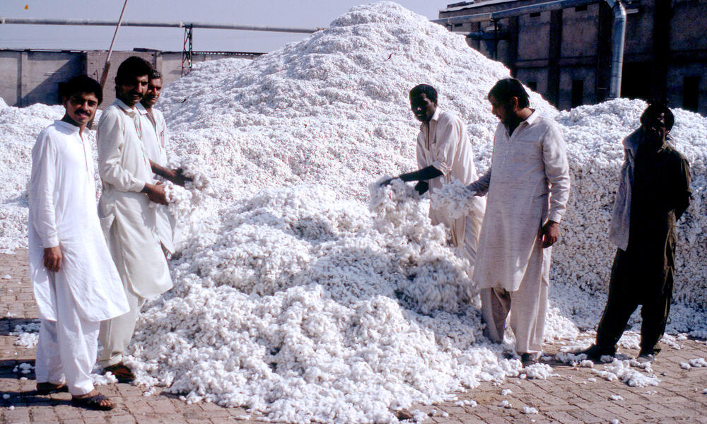 Cotton factory, Faisalabad, Pakistan.