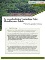 The International Links of Peruvian Illegal Timber: A Trade Discrepancy Analysis Brochure