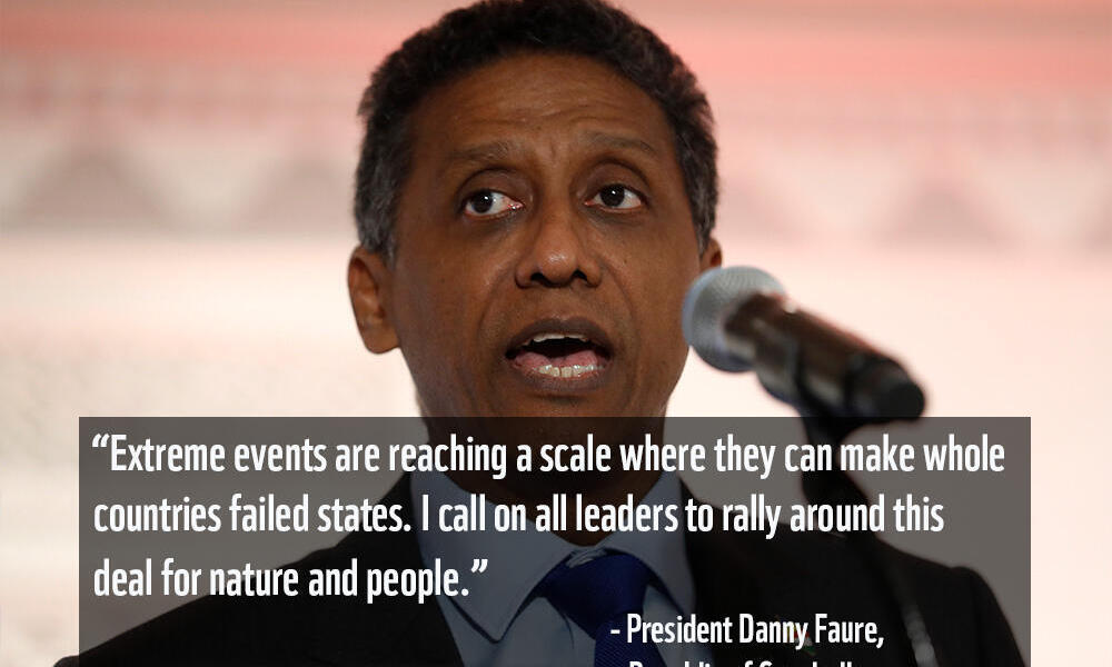 Danny Faure at UNGA