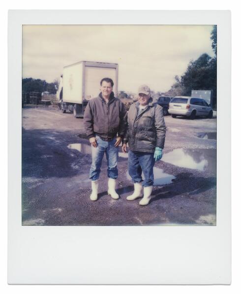 Fishermen at Harlon’s LA Fish & Seafood.