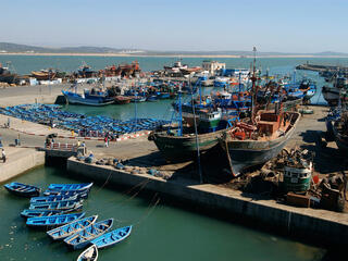 Fishing port in Morocco