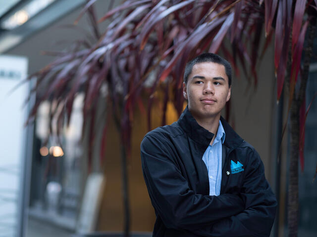 Portrait of WWF Arctic Youth Ambassador.