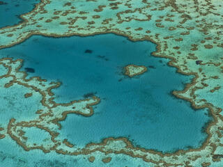 aerial great barrier reef