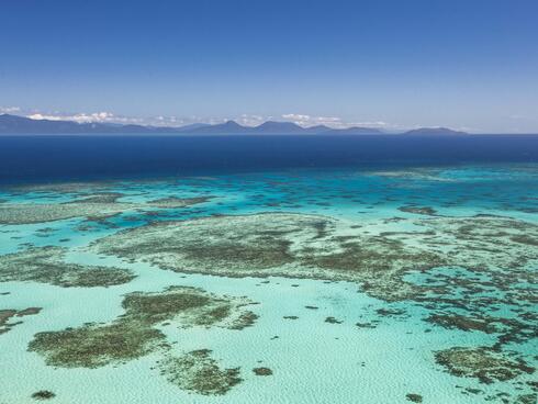 great barrier reef aerial
