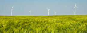 Group of wind turbines, Selfkant, Germany