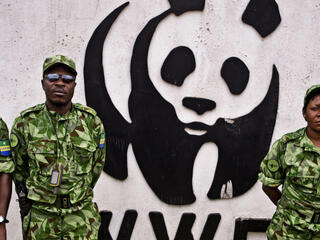 Anti-poaching patrol at the WWF-Gabon office