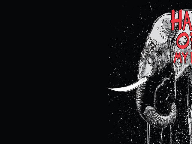 Hands off my parts (Elephant Graphic)