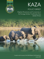 KAZA Policy Brief on Elephant Movements and Connectivity Brochure