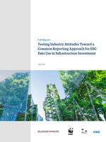 Testing Industry Attitudes Toward a Common Reporting Approach for ESG Data Use in Infrastructure Investment Brochure