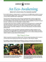 Leadership Partners: An Eco Awakening Brochure