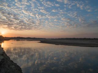 Laungwa river at sunrise