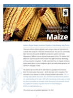 Measuring and Mitigating GHGs: Maize Brochure