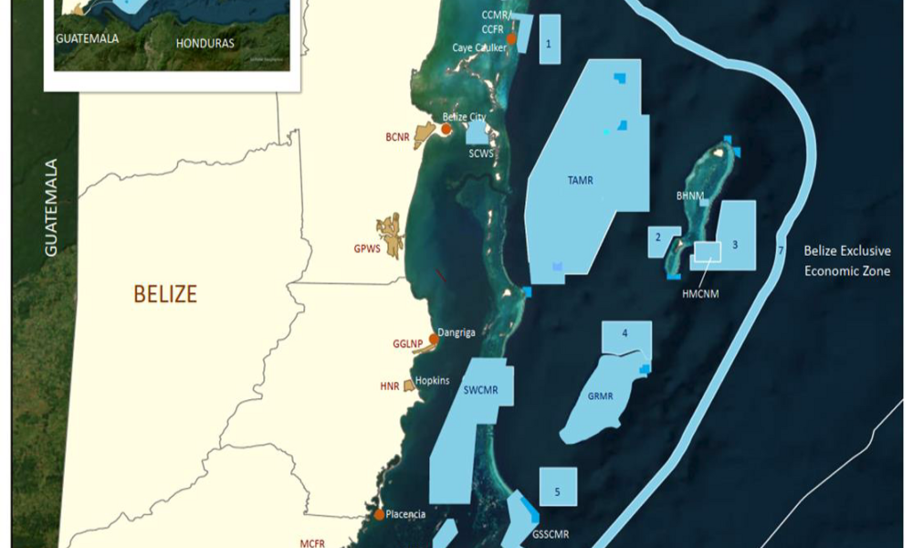 Map for Resilient Bold Belize