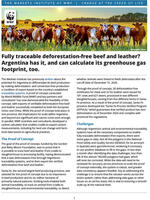 Fully traceable deforestation-free beef and leather?  Brochure