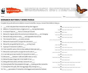 Monarch Word Puzzle