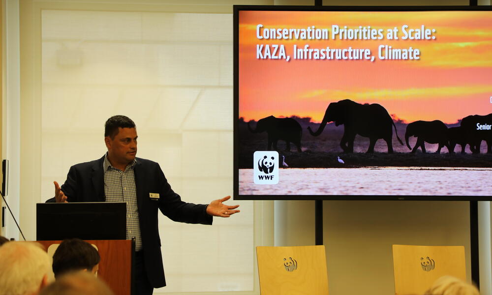 WWF CCO Nik Sekhran speaks at the 2019 Partner Symposium