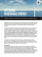 Ocean Markets: Marine Renewables Brochure