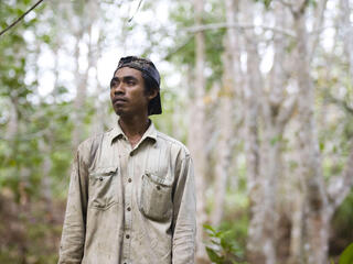 Didik, resident of Long Pahangai, Borneo