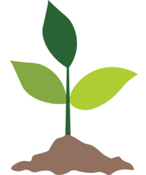 Icon of a plantling emerging from the soil