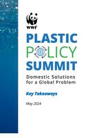 2024 Plastic Policy Summit: Domestic Solutions for a Global Problem - Key Takeaways Brochure