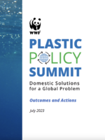 Plastic Policy Summit Report: Domestic Solutions for a Global Problem Brochure