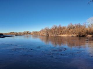 landscape photo of the Rio Grande river