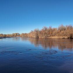 landscape photo of the Rio Grande river