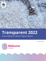 Transparent 2022: Annual ReSource: Plastic Progress Report Brochure