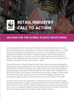 Retail Industry Call to Action: Solving for the Global Plastic Waste Crisis Brochure