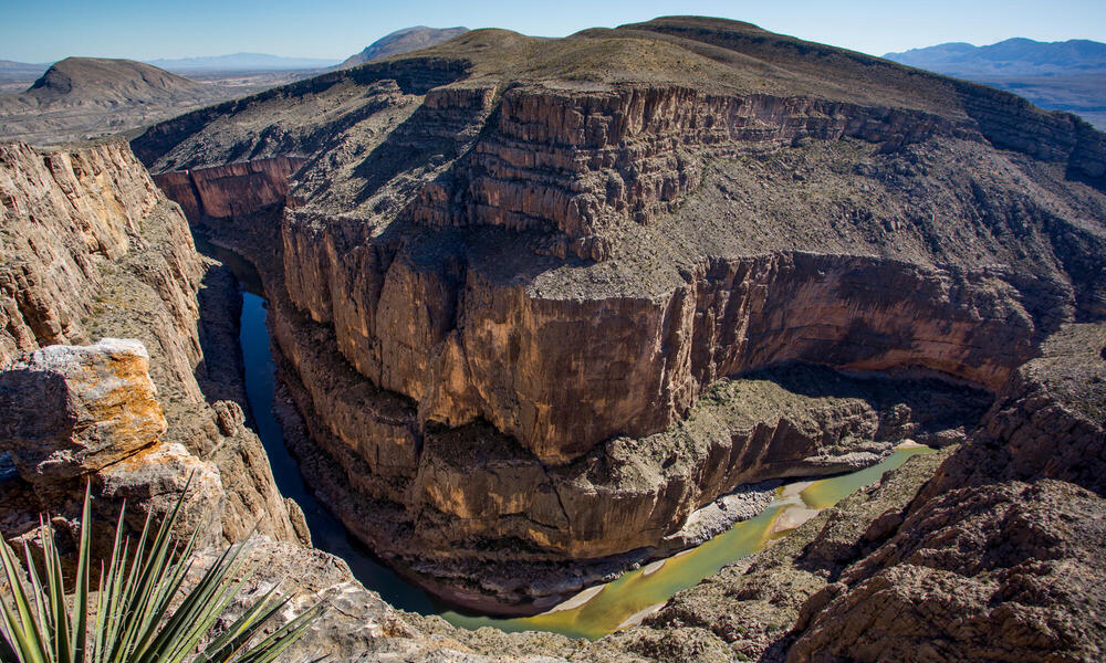 A bend in the Rio Grande in Mexico