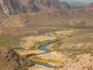 Overhead photo of Rio Grande