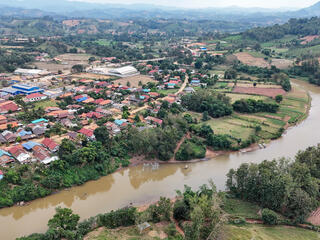 River in Nam Poui Laos