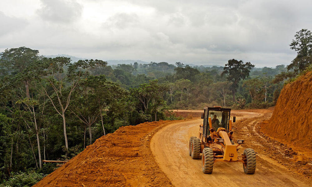 Road development in Gabon