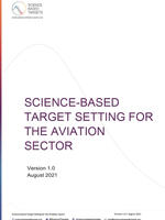 Science-based Target Setting For The Aviation Sector Brochure