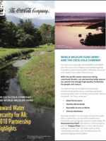 Toward Water Security for All: 2018 Highlights of The Coca-Cola Company and WWF Partnership Brochure