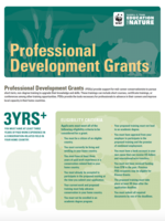EFN Professional Development Grant 2021 Brochure