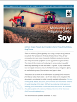 Measuring and Mitigating GHGs: Soy Brochure