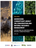 TNRC Final Report | Addressing corruption's impact on conservation and natural resource management: Lessons from the Targeting Natural Resource Corruption project Brochure