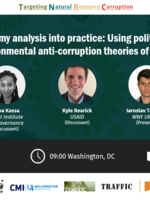 TNRC Learning Series Webinar | Political economy analysis into practice: Using political economy for environmental anti-corruption theories of change  Brochure
