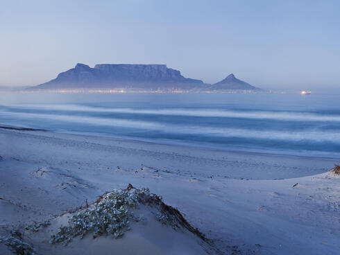 Table mountain from the beach